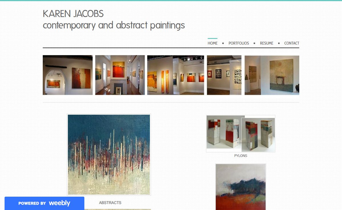 KAREN JACOBS  contemporary and abstract paintings - KAREN JACOBS contemporary and abstract paintings