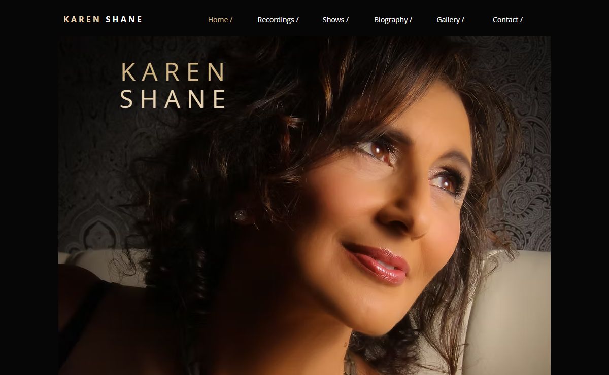 Home | Karen Shane - Jazz Vocalist