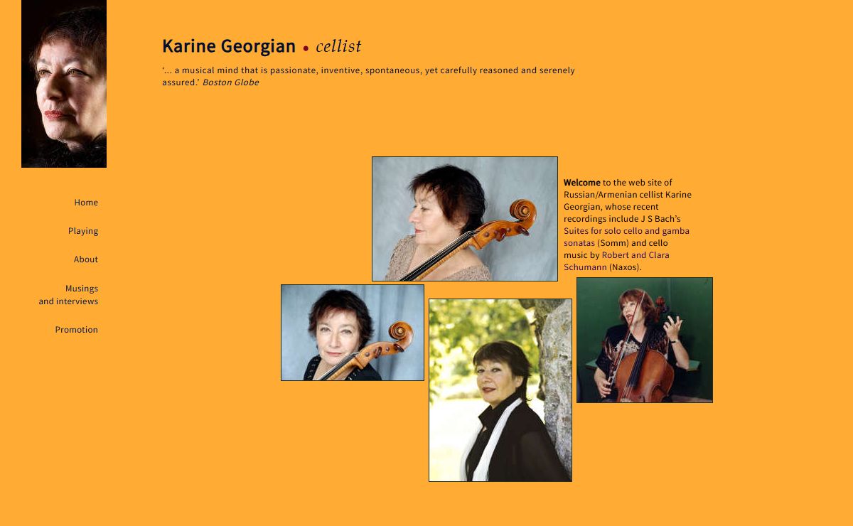 Karine Georgian :: Cellist