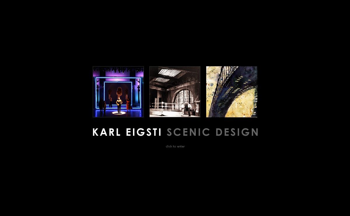 Portfolio: Karl Eigsti, Scenic Designer