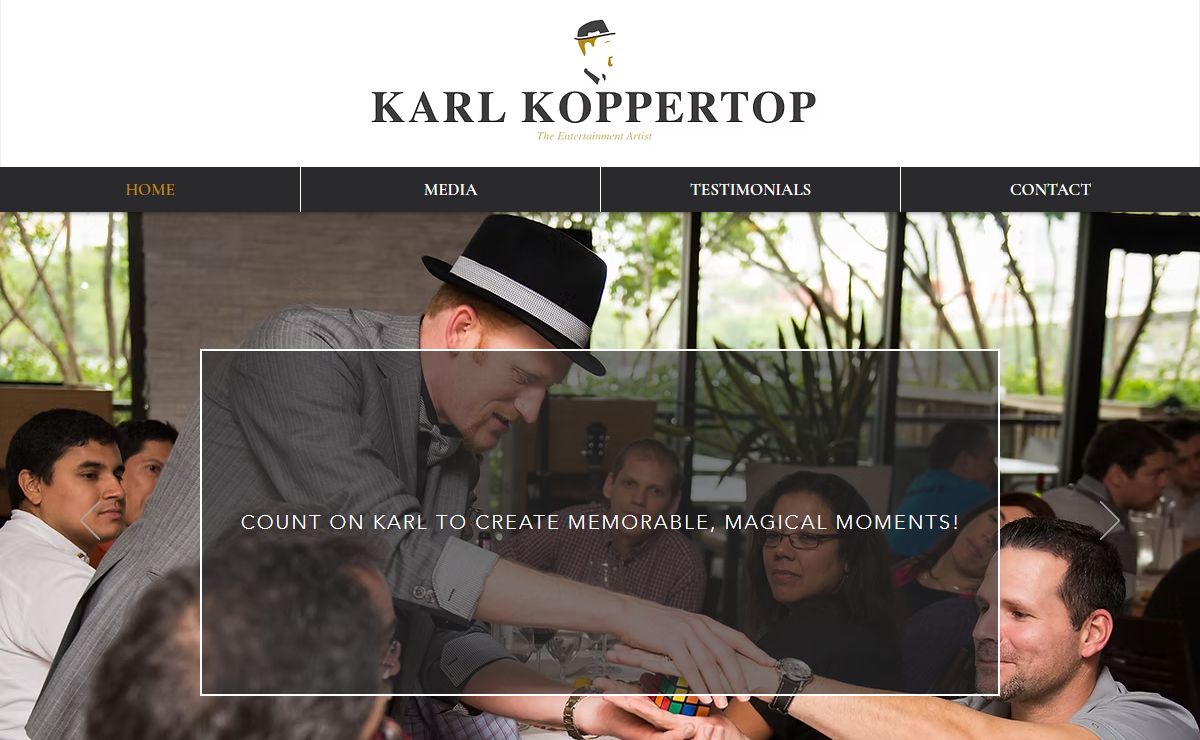 Palm Beach Magician | Karl Koppertop