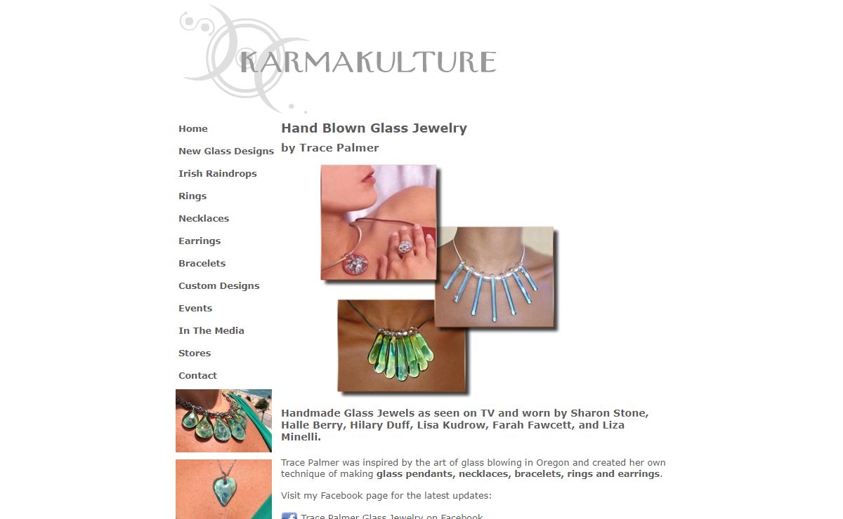 Hand Blown Glass Jewelry By Trace Palmer