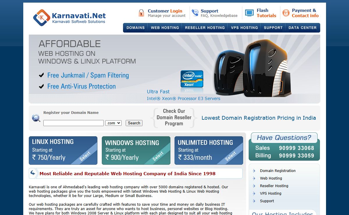 Web & Reseller Hosting Ahmedabad VPS Hosting Gujarat India