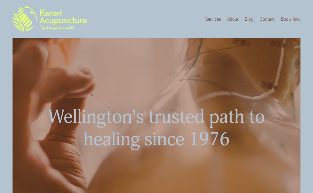Karori Acupuncture Wellington | Expert Traditional Chinese Medicine & Holistic Health Care | ACC Treatment Provider