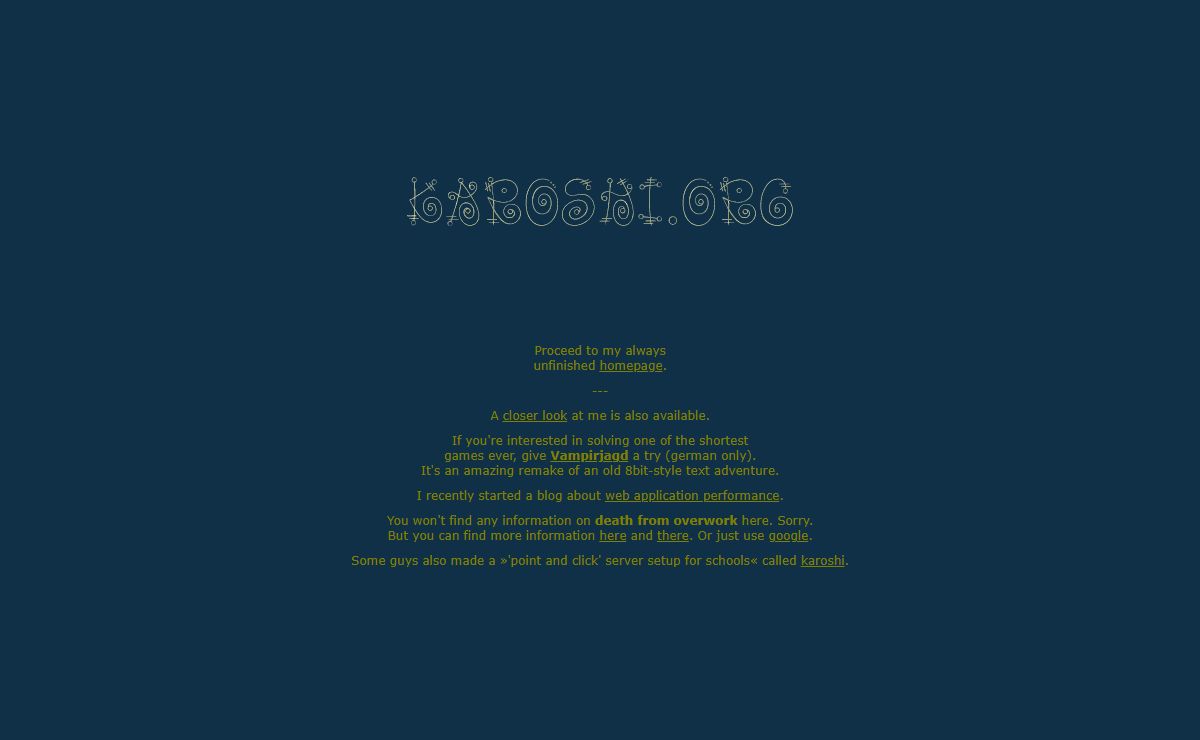 www.karoshi.org