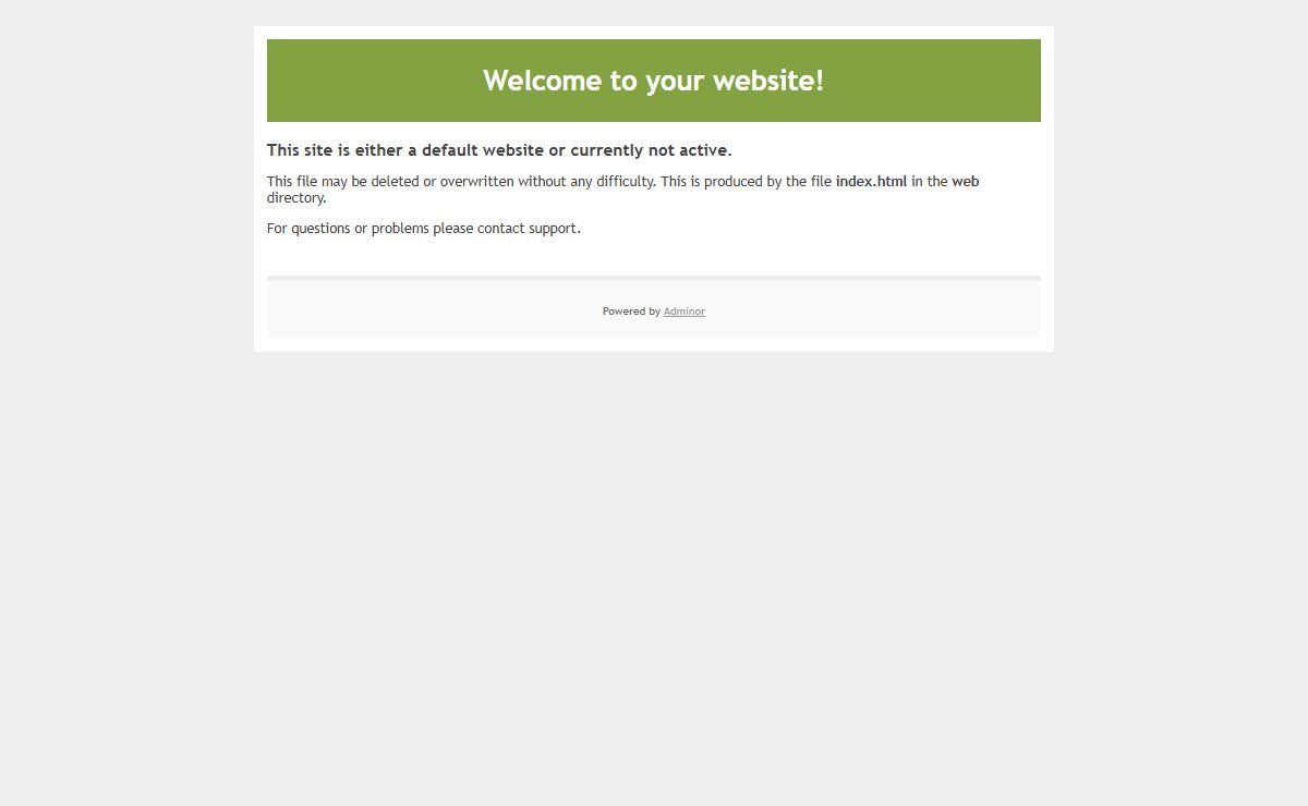 Website hosted with Adminor!
