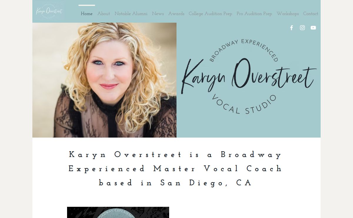 Vocal Coach | Karyn Overstreet Vocal Studio