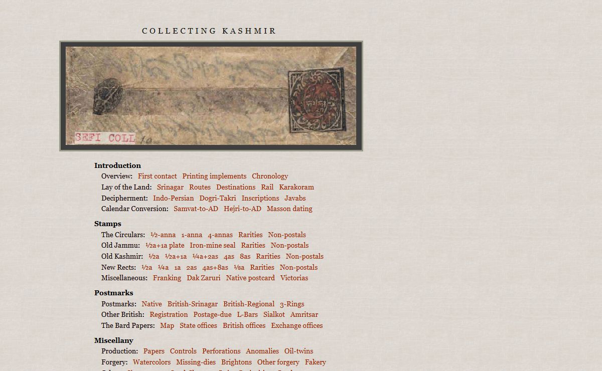 Collecting Kashmir
