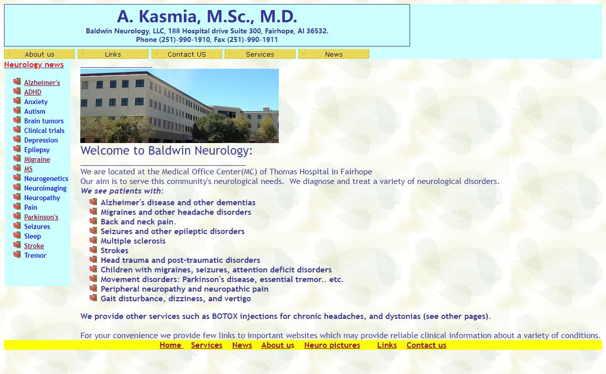 Home page