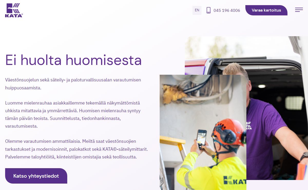 Palokatkot l Väestönsuojat l Säteilymittarit l Kata Safety