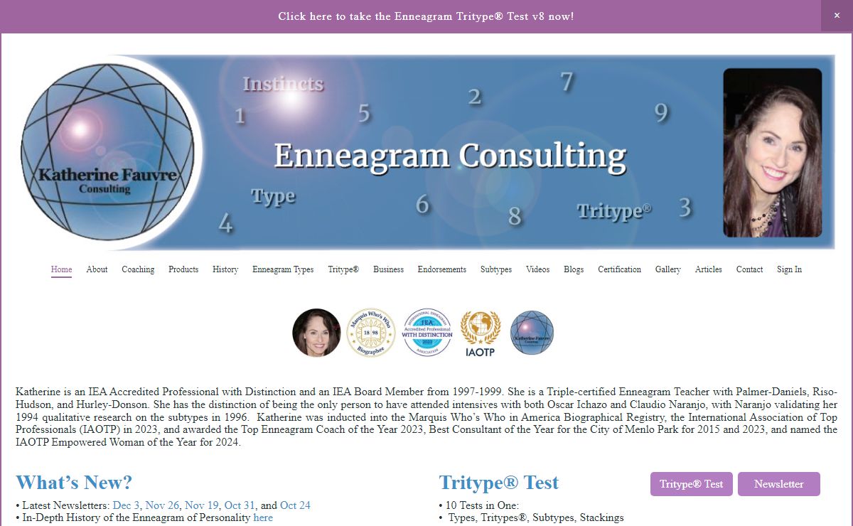 Katherine Fauvre Enneagram Consulting