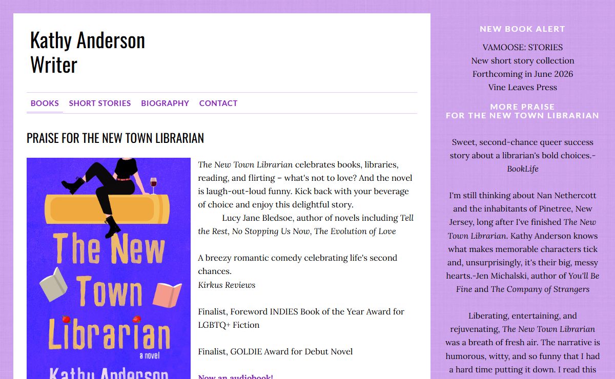 Kathy Anderson Writer -