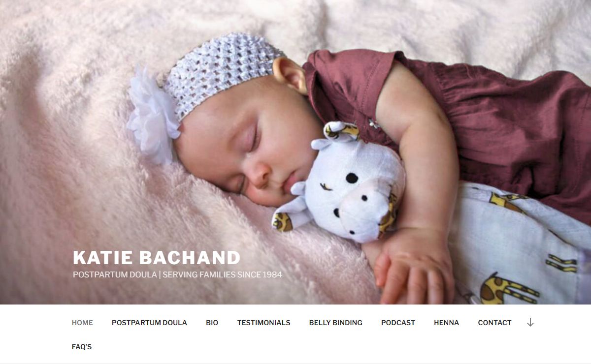 KATIE BACHAND – POSTPARTUM DOULA | SERVING FAMILIES SINCE 1984