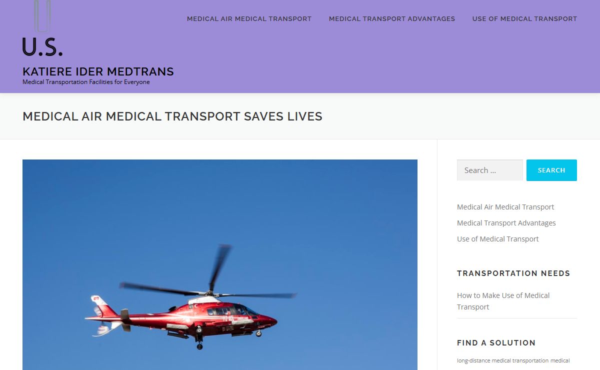 Katiere Ider MedTrans – Medical Transportation Facilities for Everyone