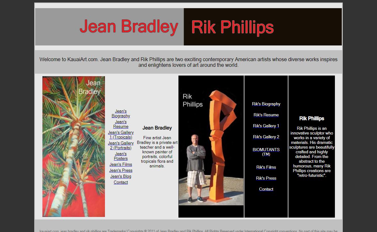 kauaiart: jean bradley and rick phillips