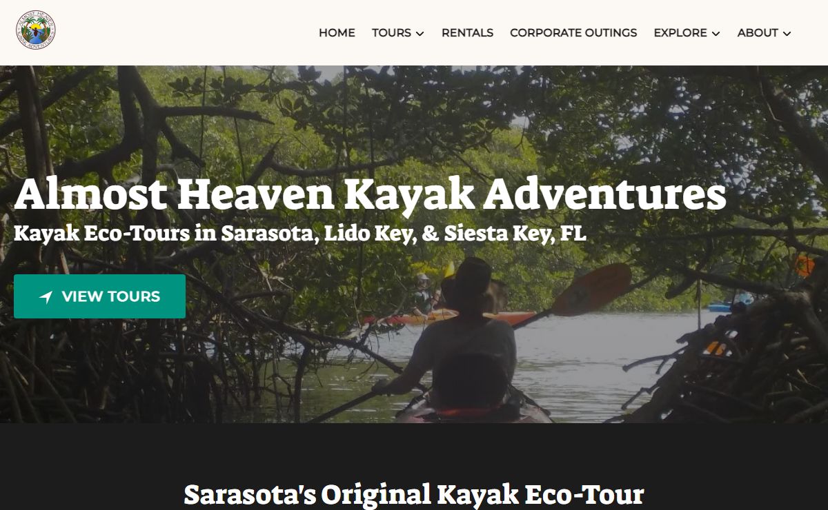 Almost Heaven Kayak Adventures | Sarasota Kayak Tours (Eco)