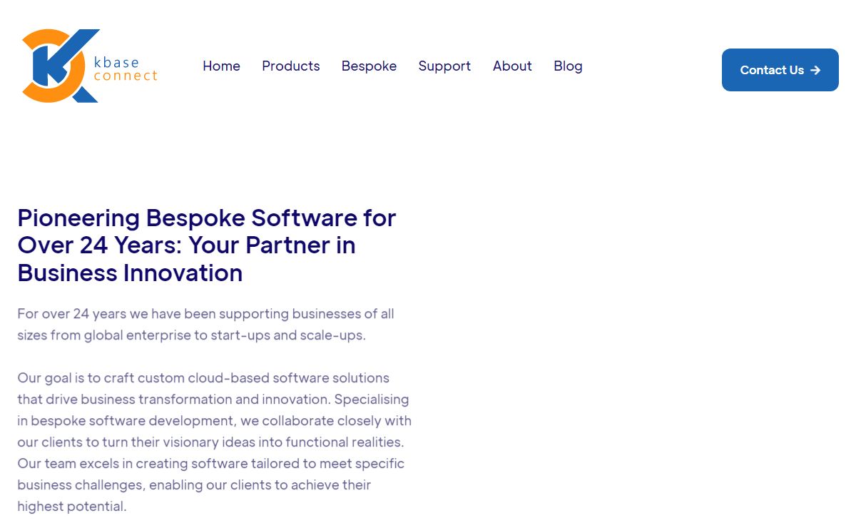 Kbase Connect - Home of Bespoke Cloud Solutions