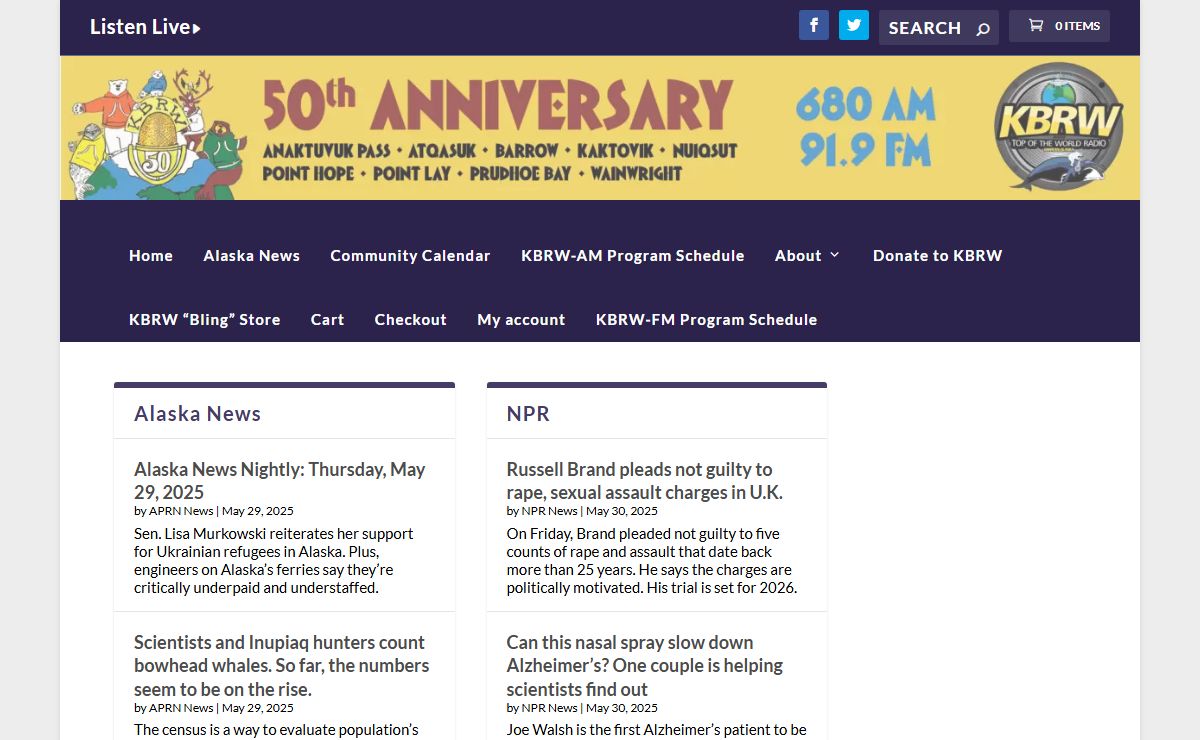 KBRW - AM/FM Silakkuagvik Communications | “Top of the World Radio”