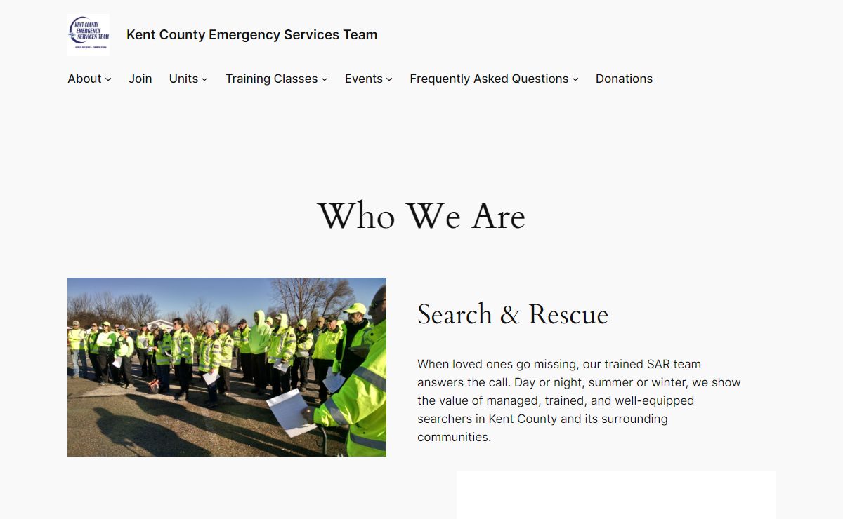Kent County Emergency Services Team – Providing emergency services for Kent County and surrounding communities