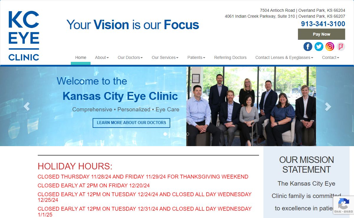 Eye Doctor Overland Park - Kansas City Eye Clinic