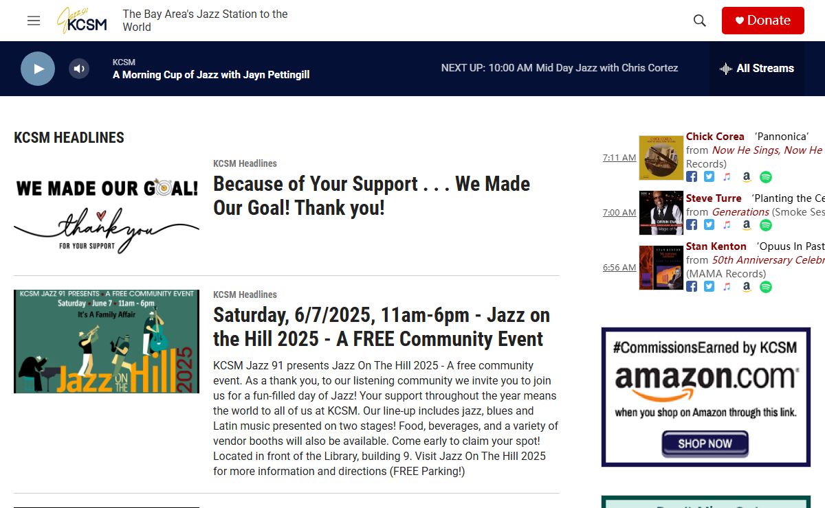 KCSM - Homepage