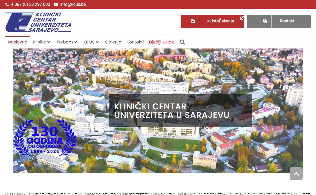 Početna - KCUS