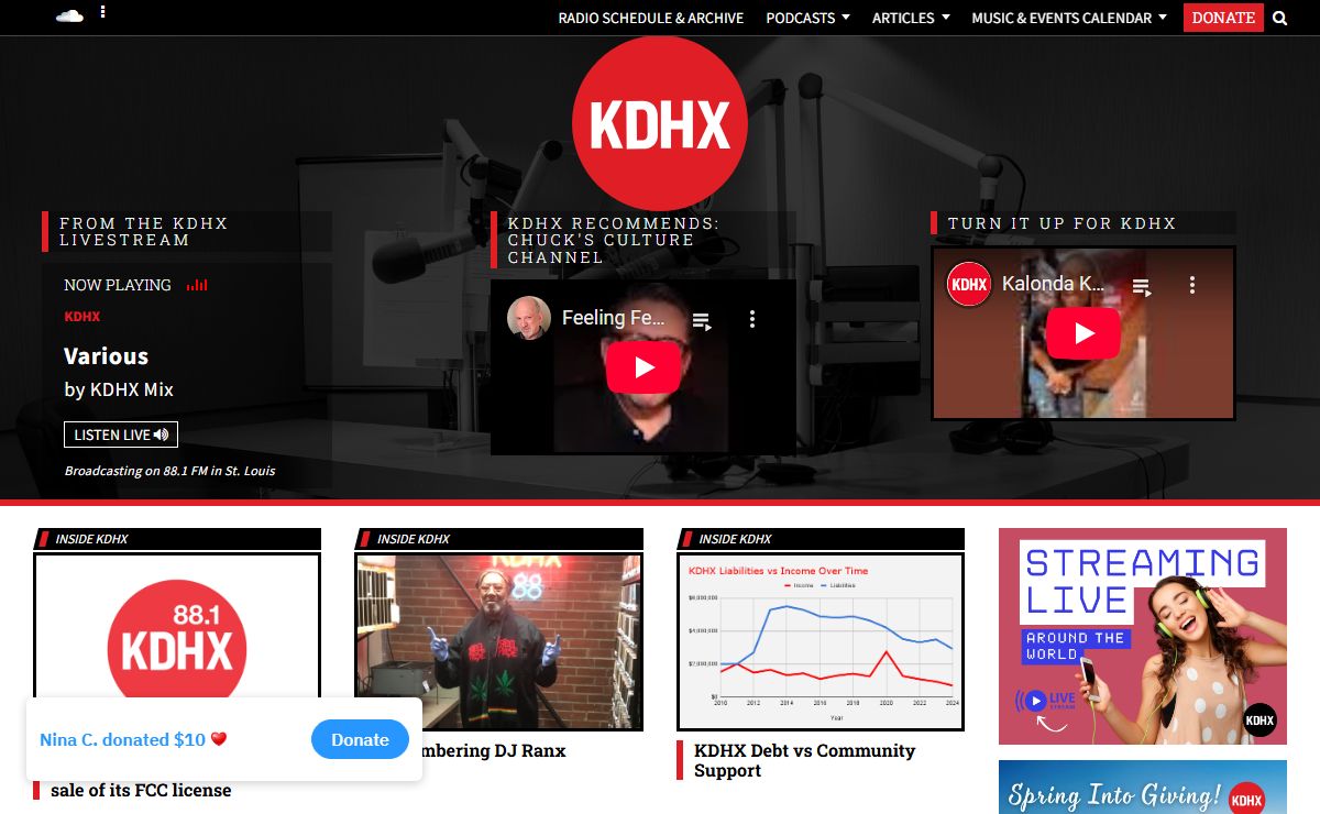 Home - KDHX