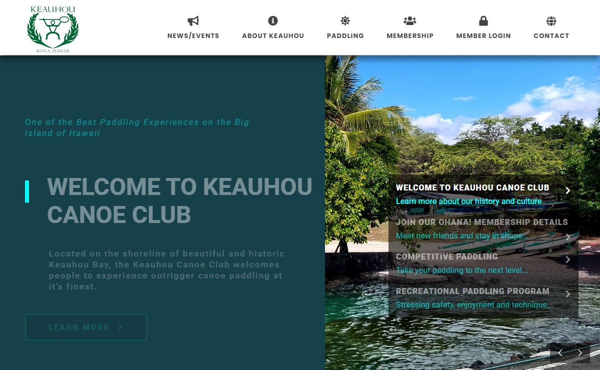 Keauhou Canoe Club - Hawaii Island Outrigger Canoe Paddling