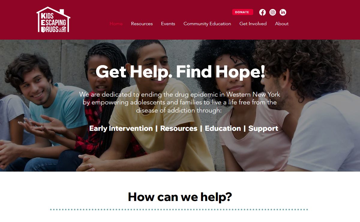 Home | Kids Escaping Drugs | Buffalo