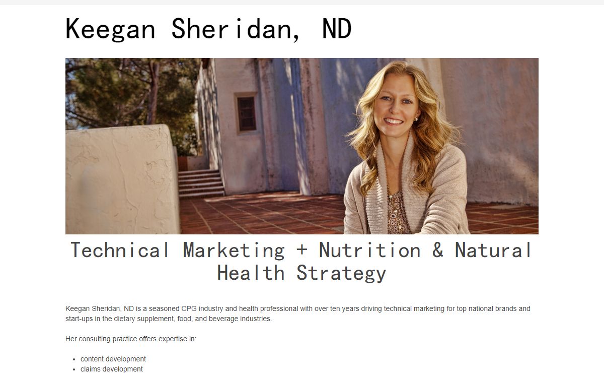 Keegan Sheridan, ND
