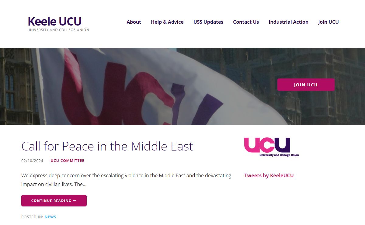 Keele UCU – University and College Union