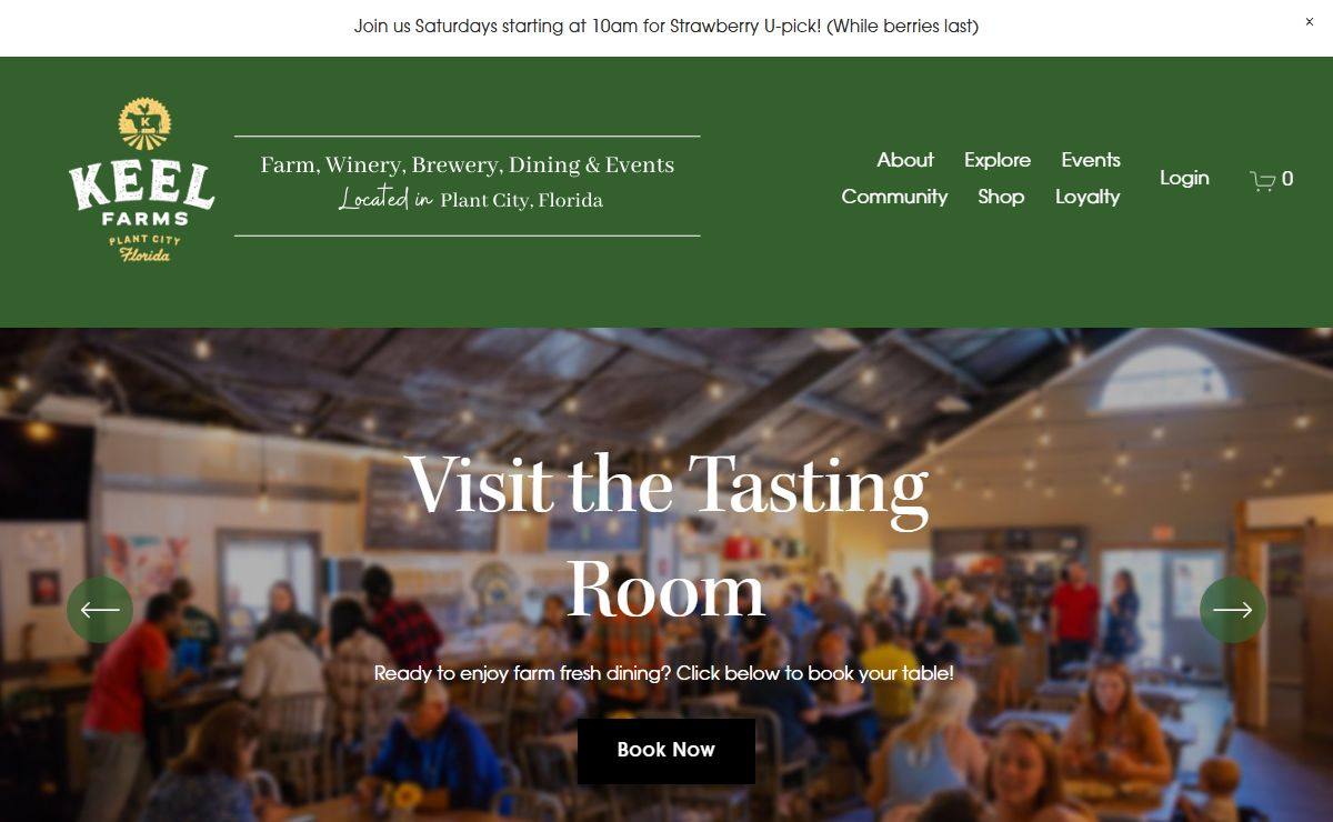 Keel Farms | Tampa Bay Winery, Brewery and Restaurant