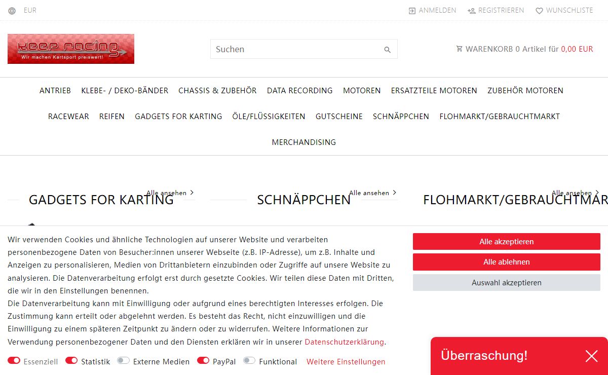 Keep Racing, wir machen Kartsport peiswert | Keep Racing
