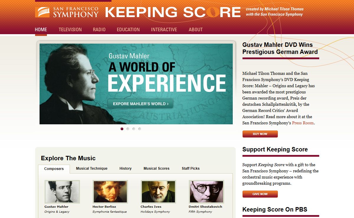 San Francisco Symphony Keeping Score |