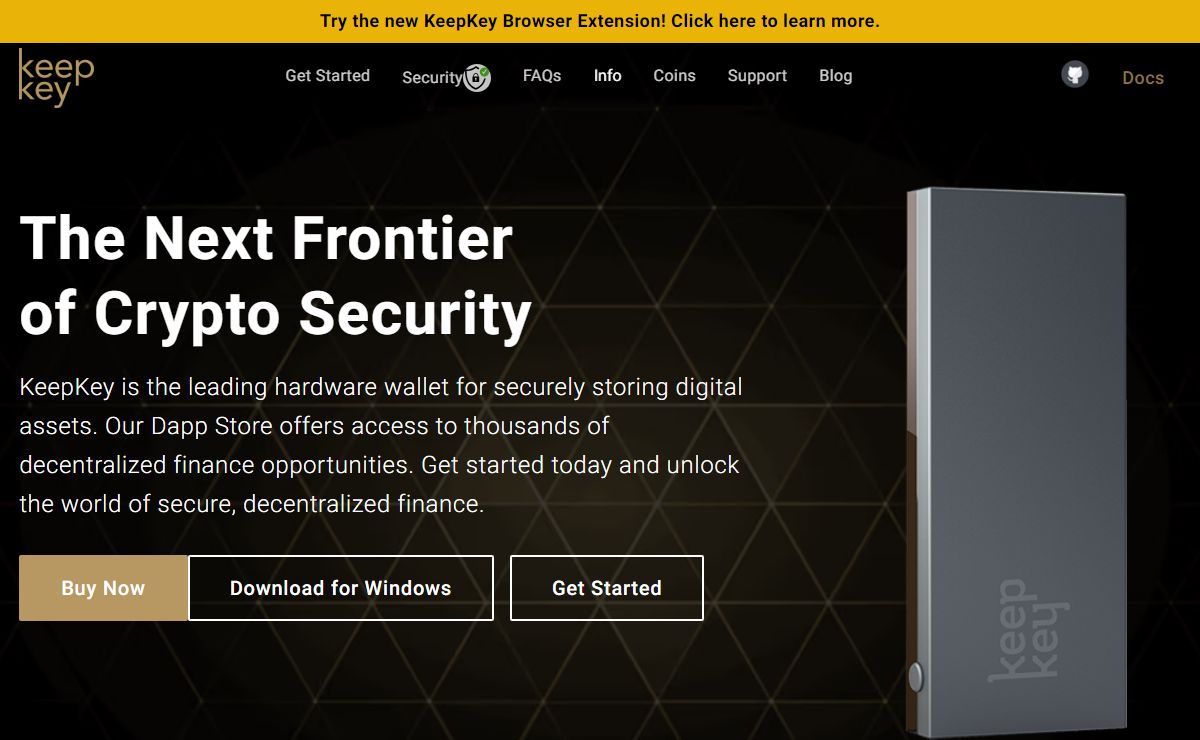 KeepKey Hardware Wallet - The Next Frontier of Crypto Security