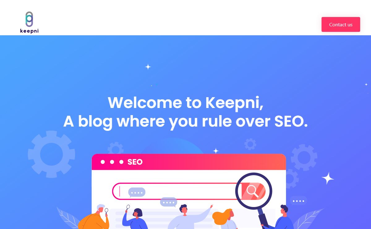 Keepni, A blog where you rule over SEO.