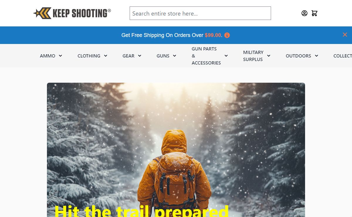 Online Military Surplus, Firearm, Sporting Goods Store | Keep Shooting