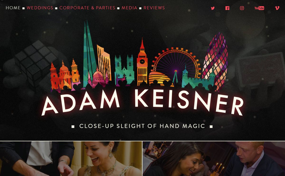 Adam Keisner | Close-up Sleight Of Hand Magician | London