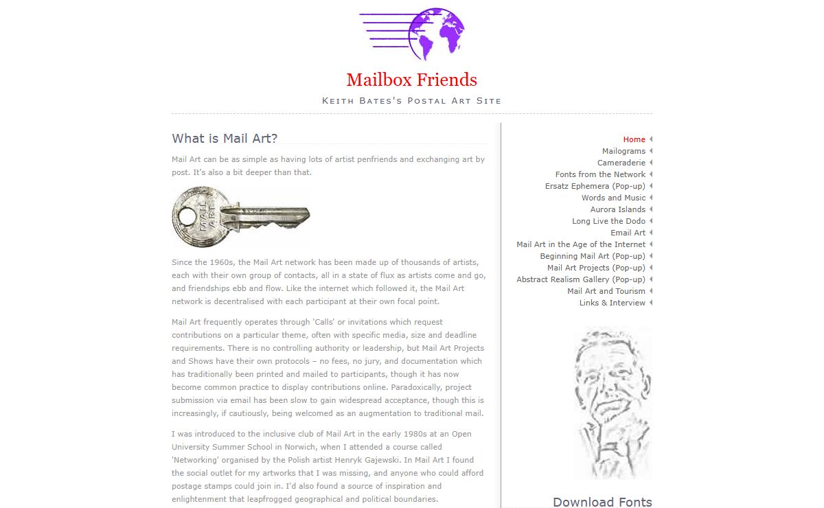 Keith Bates – Mail Art
