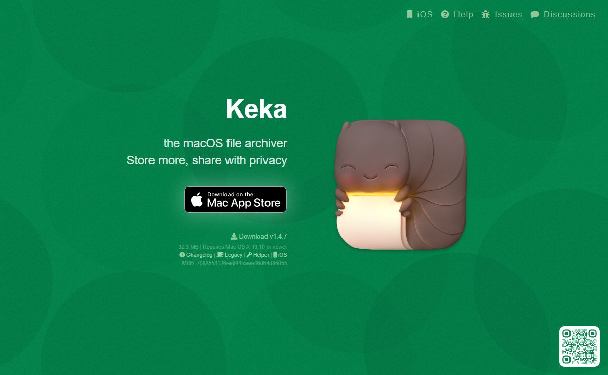Keka - the macOS file archiver