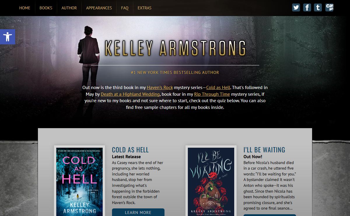 Kelley Armstrong – #1 New York Times Bestselling Author