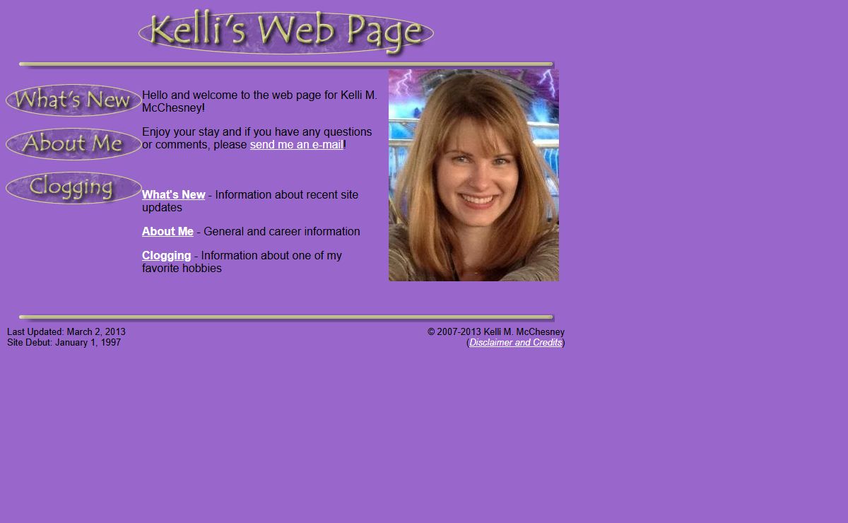 Kelli M. McChesney's Web Page