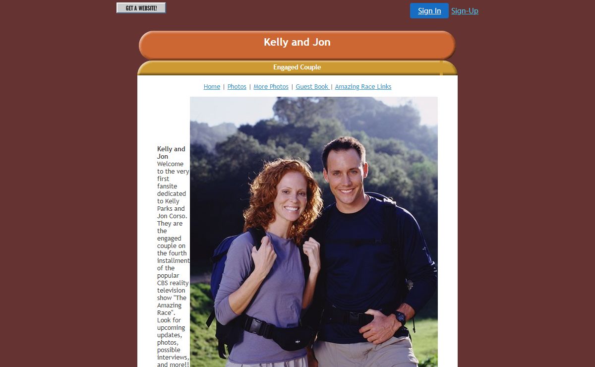 Kelly and Jon - Amazing Race | Home
