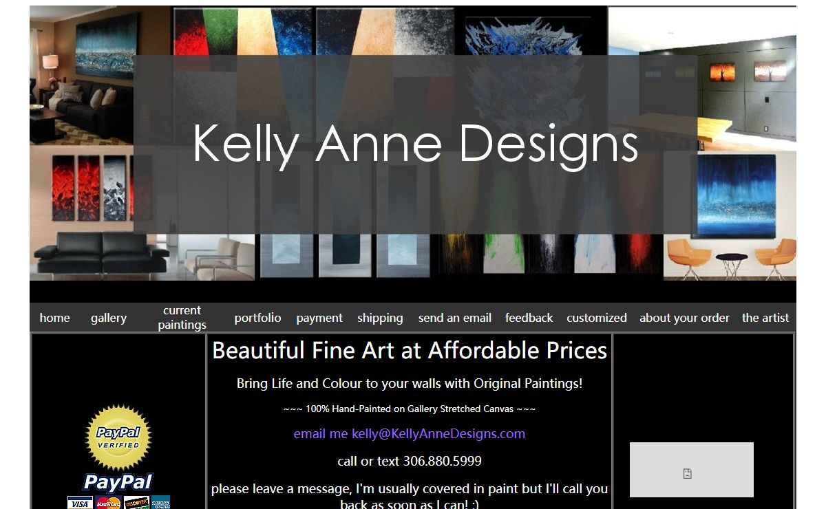 Original Art - Modern Abstract Paintings By Kelly Anne Cutter