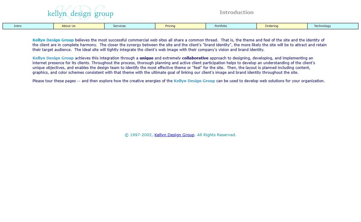 Kellyn Design Group - Introduction