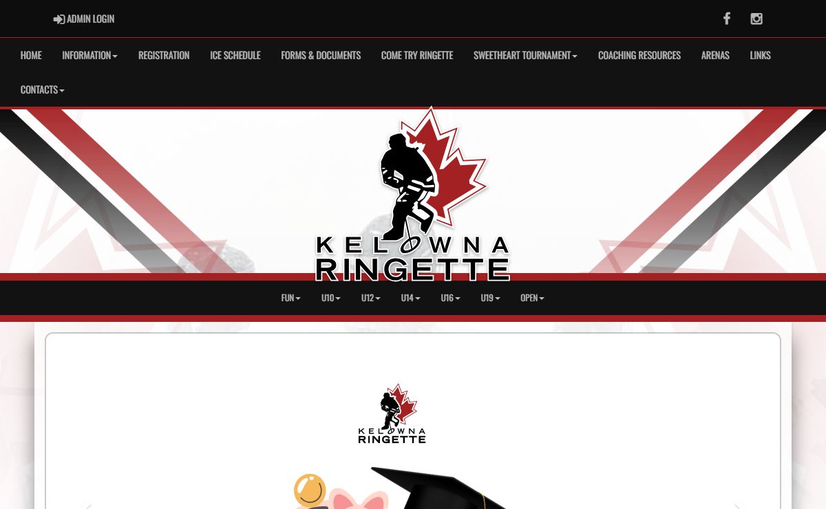 Kelowna Ringette Association : Website by RAMP InterActive