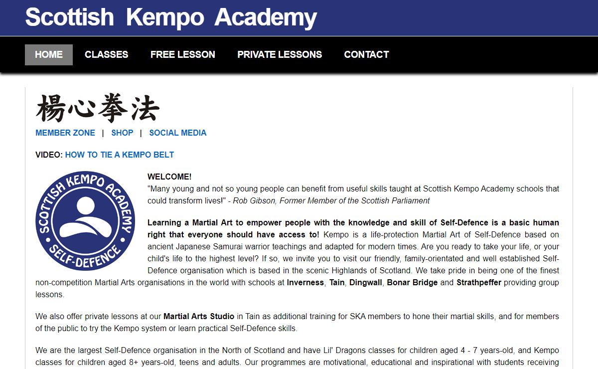 Scottish Kempo Academy - Life-Protection Martial Arts