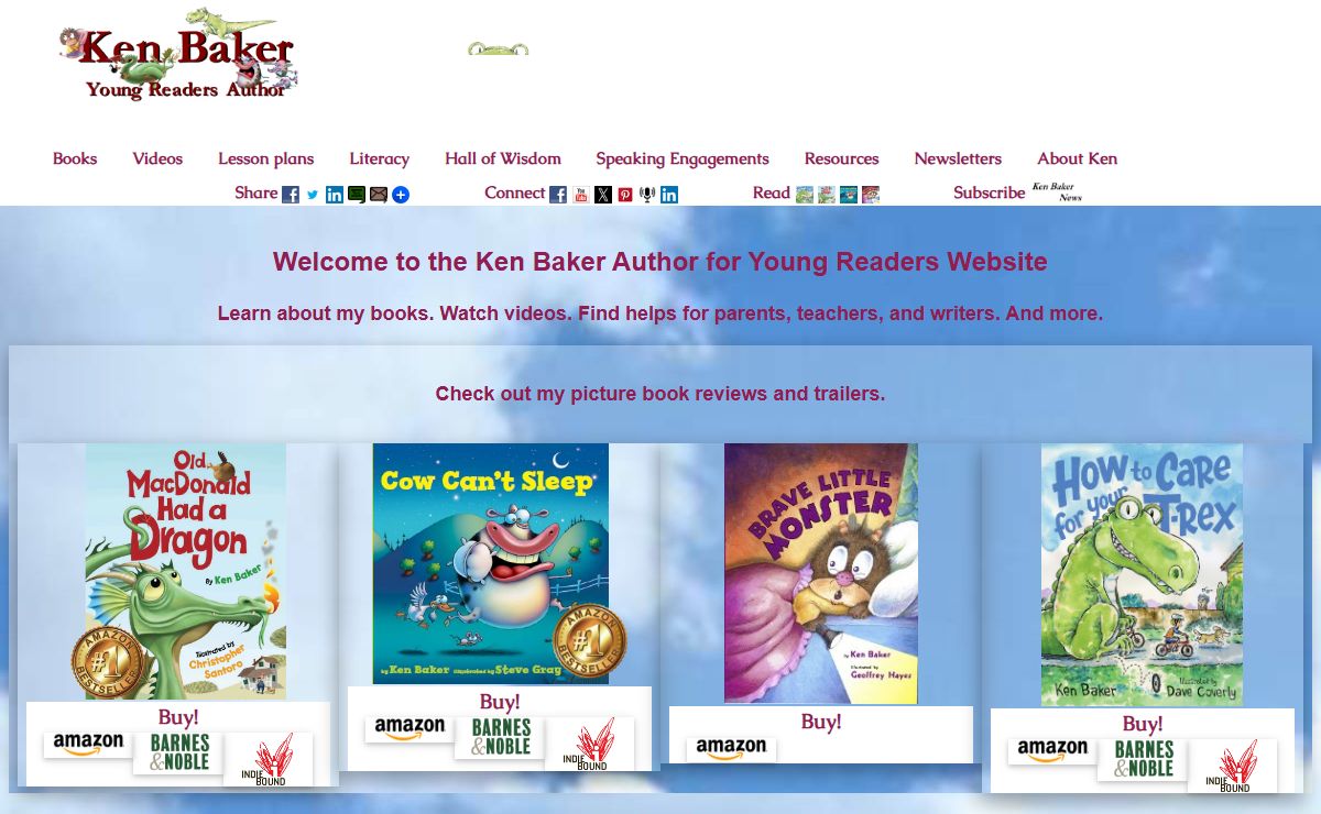 Ken Baker - Author for Young Readers