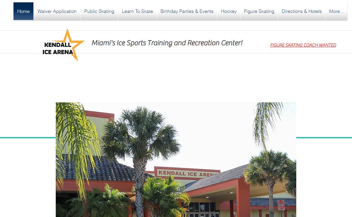 Home | Kendall Ice Arena, Learn to Skate, Birthday Parties, Hockey,
