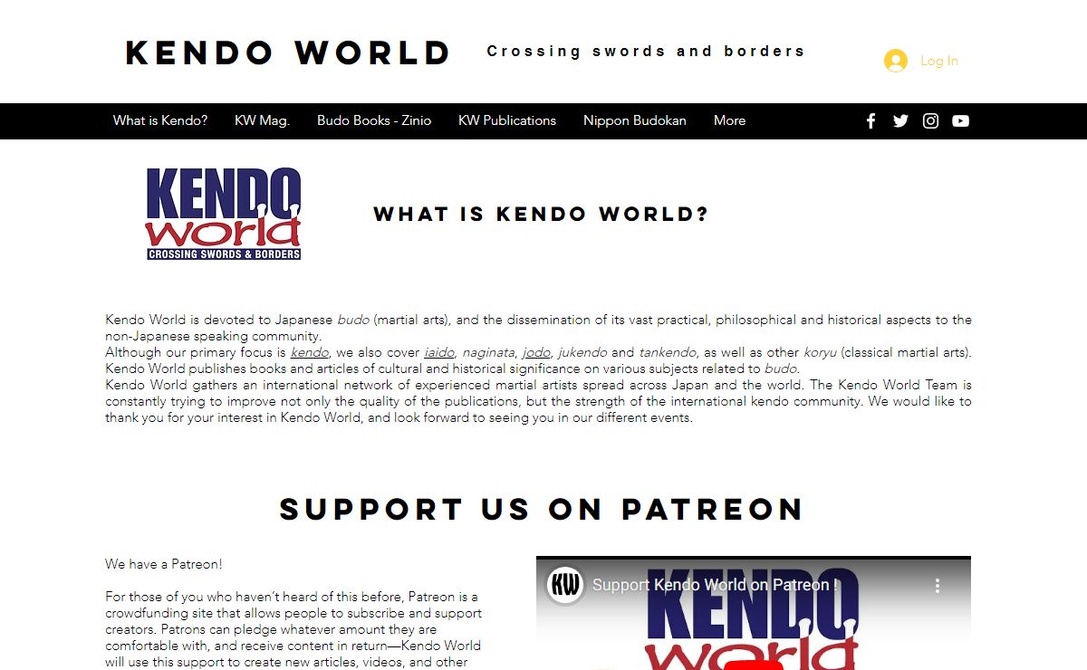 Kendo World | Crossing Swords and Borders